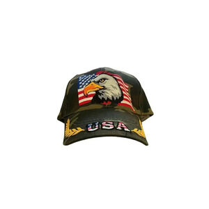 Eagle USA Leaf Flag Men's Camouflage Baseball Cap Hat